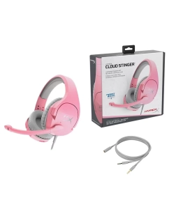Купить Игровые наушники HyperX Cloud Stinger pink розовый (HHSS1X-AX-PK/G)  в E-mobi