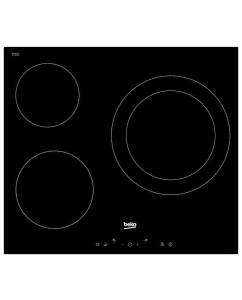 Купить Встраиваемая варочная панель электрическая Beko HIC 63401 T черный в E-mobi