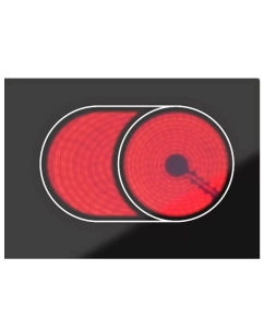 Купить Встраиваемая варочная панель электрическая Darina 4P E329 B черный  в E-mobi