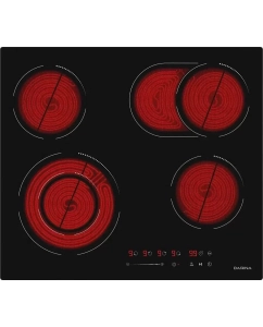 Купить Встраиваемая варочная панель электрическая Darina 6Р Е328 B черный  в E-mobi