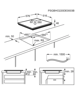 Купить Встраиваемая варочная панель индукционная Electrolux EIT60443X черный  в E-mobi