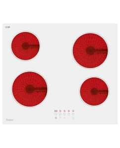 Купить Встраиваемая варочная панель электрическая Evelux HEV 640 W белый  в E-mobi