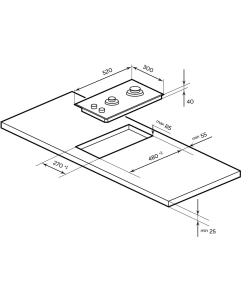 Купить Встраиваемая варочная панель газовая LEX GVG 324 WH белый  в E-mobi