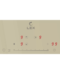 Купить Встраиваемая варочная панель индукционная LEX EVI 431A IV бежевый  в E-mobi