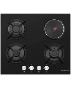 Купить Встраиваемая варочная панель комбинированная MAUNFELD EEHG.64.13CB.KG черный в E-mobi