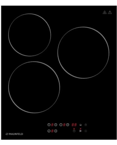 Купить Встраиваемая варочная панель электрическая MAUNFELD CVCE453BK черный в E-mobi