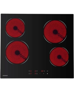 Купить Встраиваемая варочная панель электрическая NordFrost EM 6049 B черный в E-mobi
