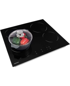Купить Встраиваемая варочная панель электрическая NordFrost EM 6049 B черный  в E-mobi