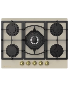 Купить Встраиваемая варочная панель газовая Zigmund & Shtain M 26.7 X бежевый в E-mobi