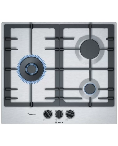 Купить Встраиваемая варочная панель газовая Bosch PCC6A5B90 серебристый в E-mobi