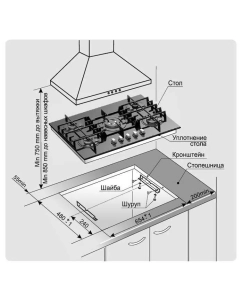 Купить Встраиваемая варочная панель газовая GEFEST СГ СВН 2230 К28 белый  в E-mobi