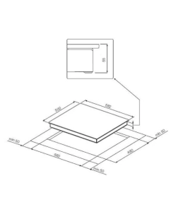 Купить Встраиваемая варочная панель газовая Graude GSK 60.1 S черный  в E-mobi