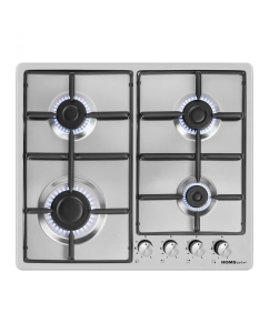 Купить Встраиваемая варочная панель газовая HOMSair HGS643GS серебристый  в E-mobi