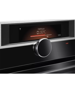 Купить Встраиваемый электрический духовой шкаф AEG KMK968000M черный  в E-mobi