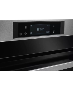 Купить Встраиваемый электрический духовой шкаф AEG BSK798380M серебристый, черный  в E-mobi