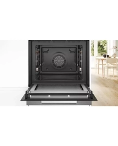 Купить Встраиваемый электрический духовой шкаф Bosch HMG776NB1 черный  в E-mobi