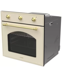 Купить Встраиваемый электрический духовой шкаф HYUNDAI HEO 6634 BE бежевый  в E-mobi