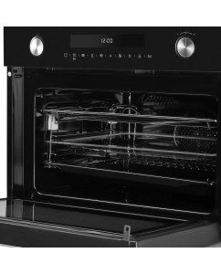 Купить Встраиваемый электрический духовой шкаф MAUNFELD MCMO5015MFB черный  в E-mobi