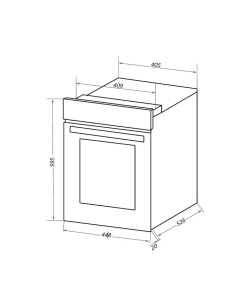 Купить Встраиваемый электрический духовой шкаф MAUNFELD EOEC516BG  в E-mobi