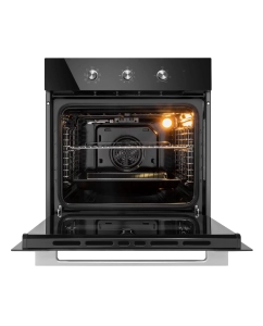 Купить Встраиваемый электрический духовой шкаф MAUNFELD MEOC708PB2 черный  в E-mobi