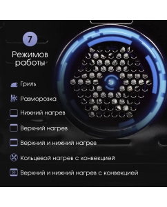 Купить Встраиваемый электрический духовой шкаф Zigmund &amp; Shtain E 153 B Black  в E-mobi