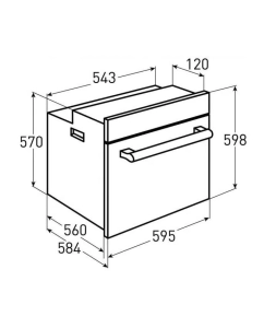 Купить Встраиваемый электрический духовой шкаф Zigmund-Shtain E 134 X  в E-mobi