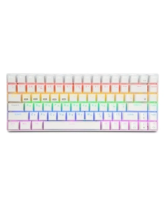 Купить Беспроводная механическая клавиатура Gembird KBW-G520L White в E-mobi