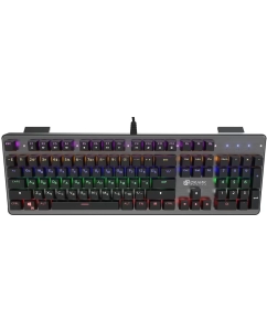 Купить Клавиатура Oklick 970G Dark Knight,  USB, черный + серебристый 499578 в E-mobi