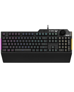Купить Проводная игровая клавиатура ASUS TUF Gaming K1 Black (90MP01X0-BKRA00)  в E-mobi