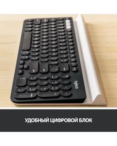 Купить Беспроводная клавиатура Logitech K780 Black (920-008043)  в E-mobi