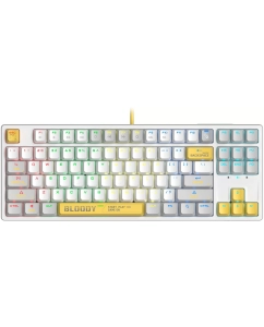 Купить Проводная игровая клавиатура A4Tech Bloody S87 Energy White в E-mobi