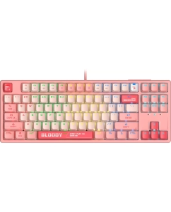 Купить Проводная игровая клавиатура A4Tech Bloody S87 Energy Pink в E-mobi