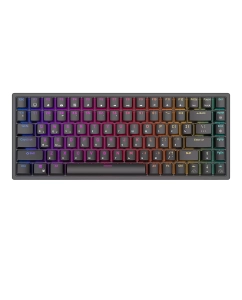 Купить Проводная/беспроводная игровая клавиатура Royal Kludge RK84 Black в E-mobi
