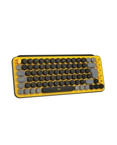 Купить Беспроводная клавиатура Logitech POP Keys Yellow/Black (920-010716) в E-mobi