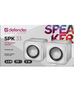 Купить Колонки компьютерные Defender SPK 33 White (65631)  в E-mobi