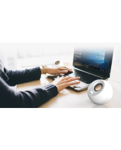Купить Колонки компьютерные Creative PEBBLE MF1680 White (51MF1680AA001)  в E-mobi