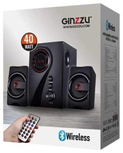 Купить Колонки компьютерные Ginzzu GM-406 Black  в E-mobi