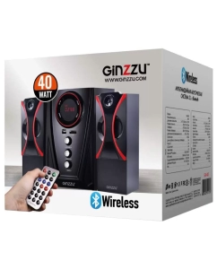Купить Колонки компьютерные Ginzzu GM-407 Red/Black  в E-mobi