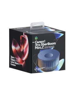 Купить Колонка умная Sber SberBoom Mini 2 ассистент Салют и Gigachat, синий, SBDV-00250B  в E-mobi