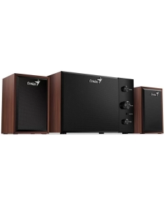 Купить Колонки компьютерные Genius SW-2.1 350 Wood черный, коричневый (SW-2.1 350 Wood) в E-mobi