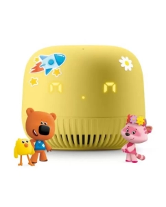 Купить Колонка умная VK Капсула Нео с голосовым помощником Марусей, жёлтая, VKSP11YL  в E-mobi