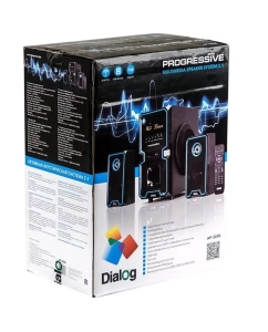 Купить Колонки компьютерные Dialog AP-222B Progressive Black (24680014071472)  в E-mobi