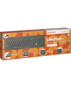 Купить Проводная клавиатура Defender UltraMate SM-535 Black  в E-mobi