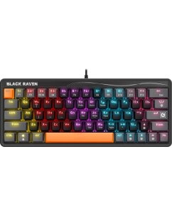 Купить Проводная игровая клавиатура Defender Black Raven GK-417 Gray (45416) в E-mobi
