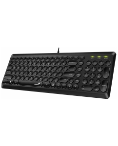 Купить Проводная клавиатура Genius SlimStar Q200 черный (31310020402) в E-mobi