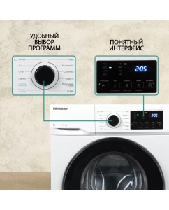 Купить Стиральная машина NordFrost i-WSQ4 8140 W белый  в E-mobi