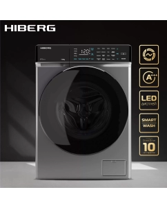 Купить Стиральная машина Hiberg i-DDQ9 - 712 Sd серый в E-mobi