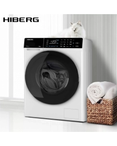 Купить Стиральная машина Hiberg i-DDQ9 - 712 W белый  в E-mobi
