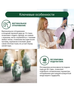 Купить Утюг Marta MT-IR1155A зеленый, черный  в E-mobi
