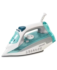 Купить Утюг Galaxy GL 6127 белый, бирюзовый в E-mobi